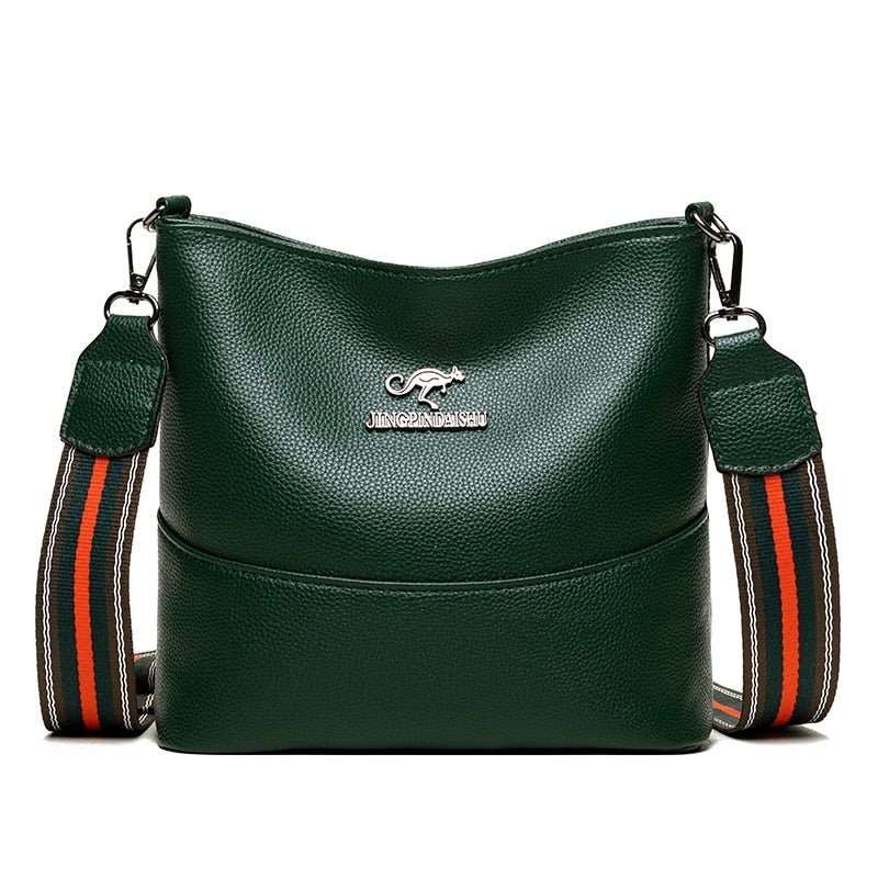 Bolsa Couro Macio Crossbody