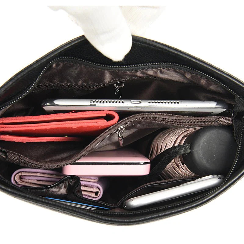 Bolsa Couro Macio Crossbody