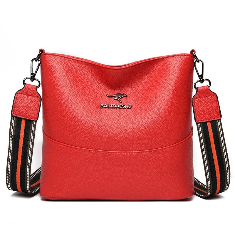 Bolsa Couro Macio Crossbody